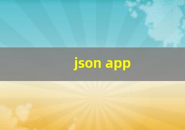 json app